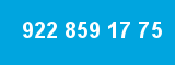 922 859 17 75 922 859 17 75